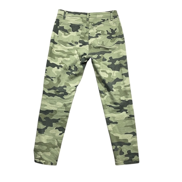 Nili Lotan 8 Camouflage Pants Denim Skinny Zipper Joggers Cotton Spandex - Picture 6 of 6
